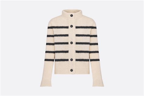 dior mariniere jacket|DIOR MARINIÈRE JACKET, White / Black, Wool/Cotton/Mohair .